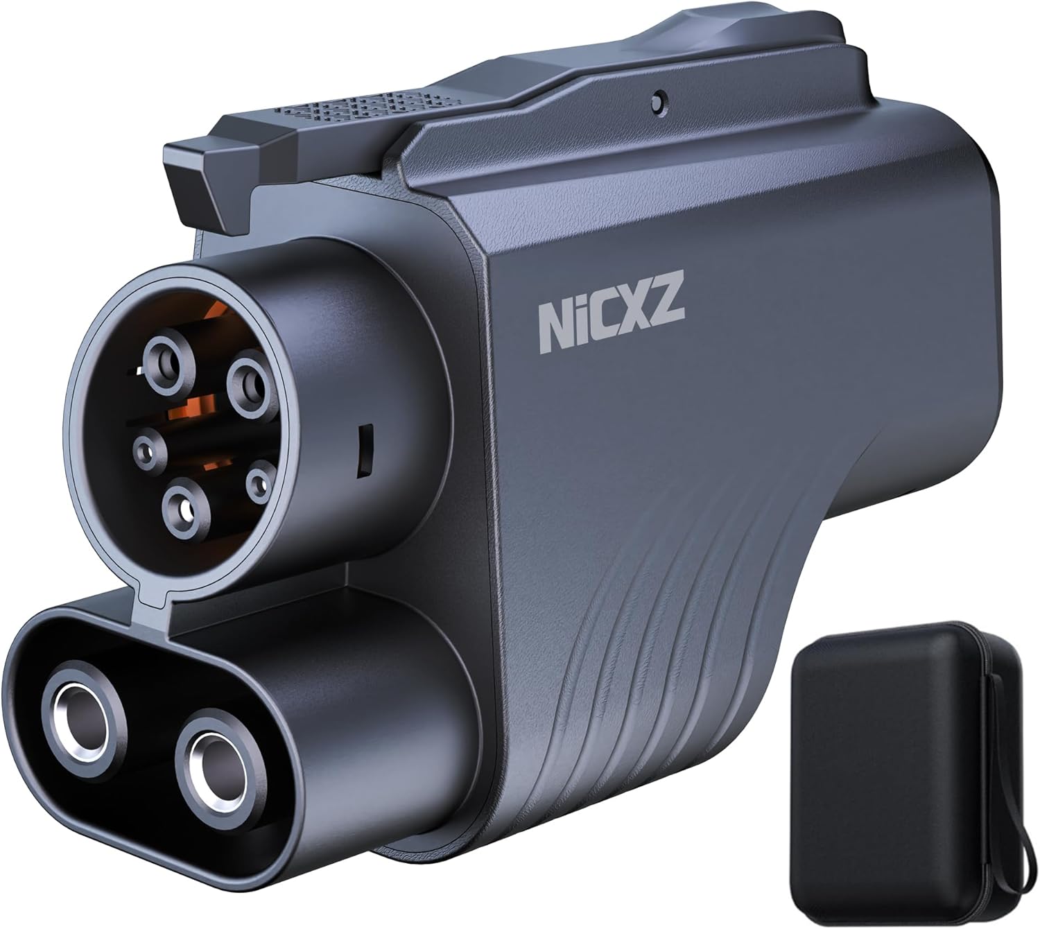 Newly Upgraded NACS to CCS Adapter,Auto Locking System for Tesla Supercharger Adapter,500A/1000V,3 Sensors Temp Control, Fast Charge CCS1 EVs,Fit for Rivian,Ford, GM,Volvo,Polestar,Lucid, Nissan,etc